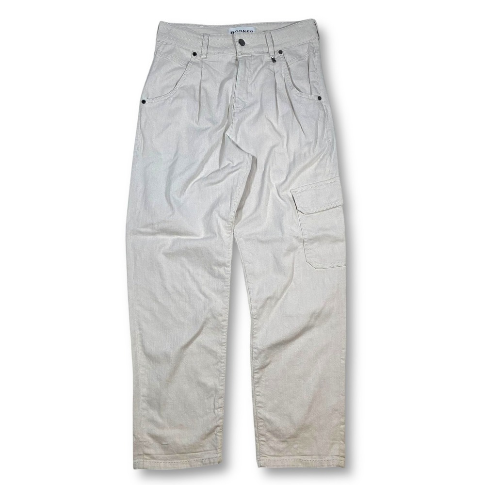 BOGNER Italian Fabric‎ High Rise Cargo Pants Women's Size 28 Straight Leg